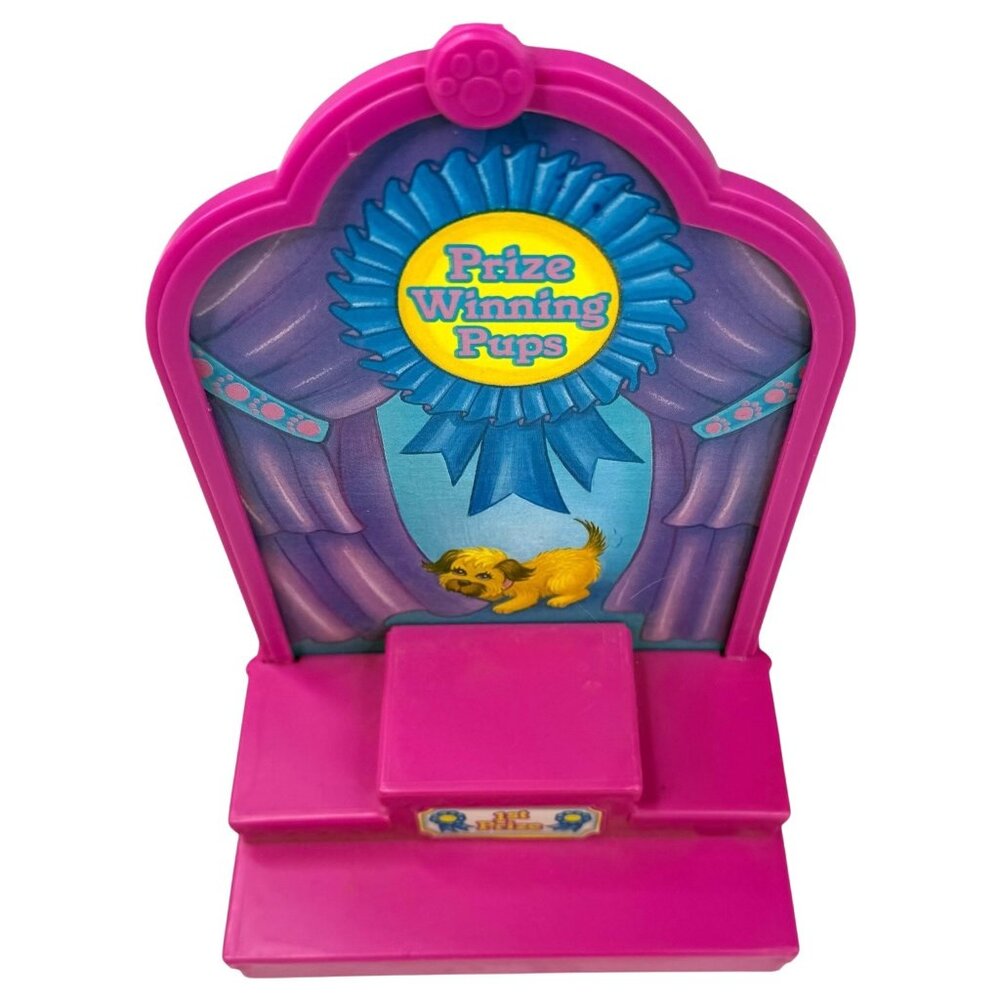 Vintage 1993 Kenner Littlest Pet Shop Prize Winning Pups Double Sided Stage LPS - Picture 2 of 7